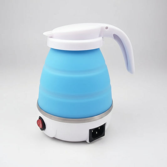 Portable Foldable Electric Kettle – Fast Boil, Travel, Compact Design, Food-Grade Silicone (0.6L, 110V) - Nestro Shop
